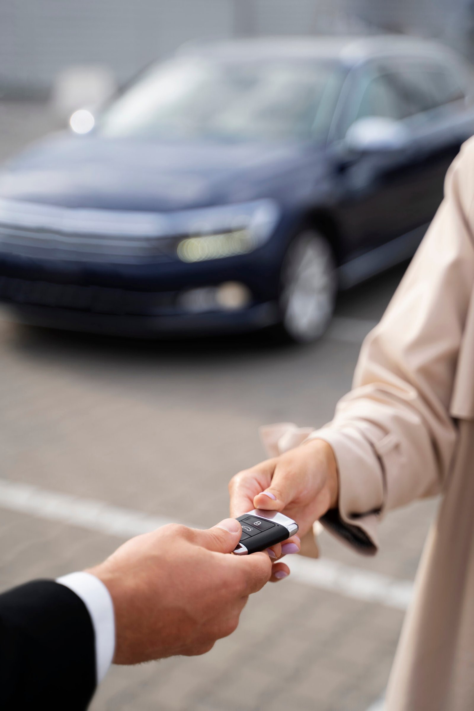 financial independent woman buying new car scaled
